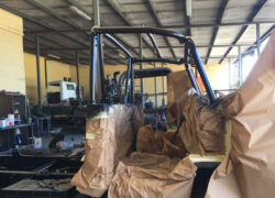 WM90 40E15 verniciatura roll-bar cabina
