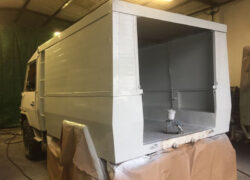WM 90 verniciatura cassone in officina