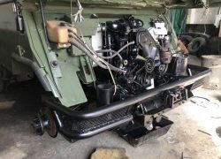 Iveco WM90 montaggio verricello