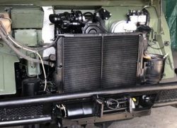 Iveco WM90 montaggio radiatore