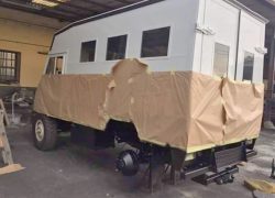 Verniciatura ambulanza civile