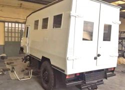 Verniciatura ambulanza civile