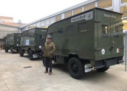 Iveco VM90 4x4 consegna finale tre mezzi soccorso