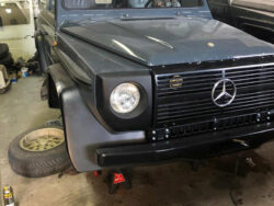restauro Mercedes fuoristrada, motore